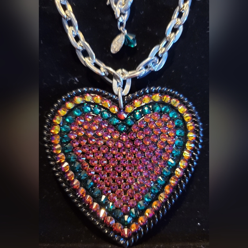 Tarina Tarantino Vintage "Big Love" Heart Necklace